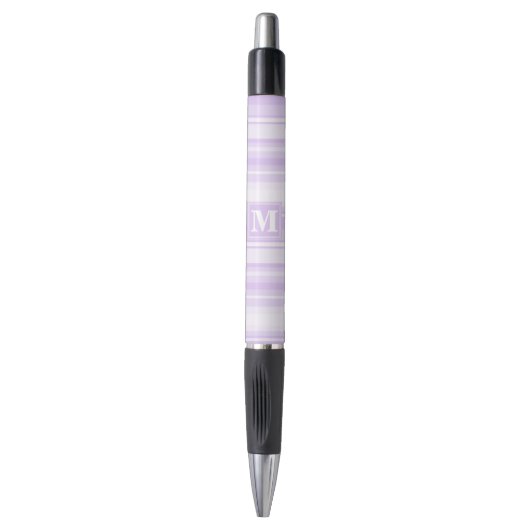 Stylo Landes lilas monogrammes (Devant (Vertical))