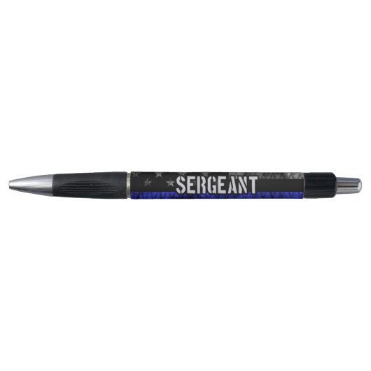 Stylo Le sergent Thin Blue Line Distresse (Devant)