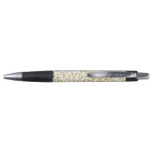 Stylo Leopard d'or, Parties scintillant d'or, Empreinte  (Dos)