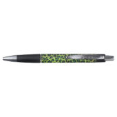 Stylo Léopard noir et vert (Dos)