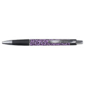 Stylo Leopard Print, Léopard Spots, Purple Leopard (Dos)