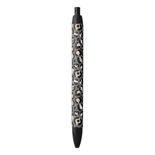 Stylo          Leopard, Rose gris-beige de pêche (devant Vertical)