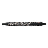 Stylo          Leopard, Rose gris-beige de pêche (Dos)