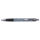 Stylo Les Pelouses Bleues Et Blanches, (Dos)
