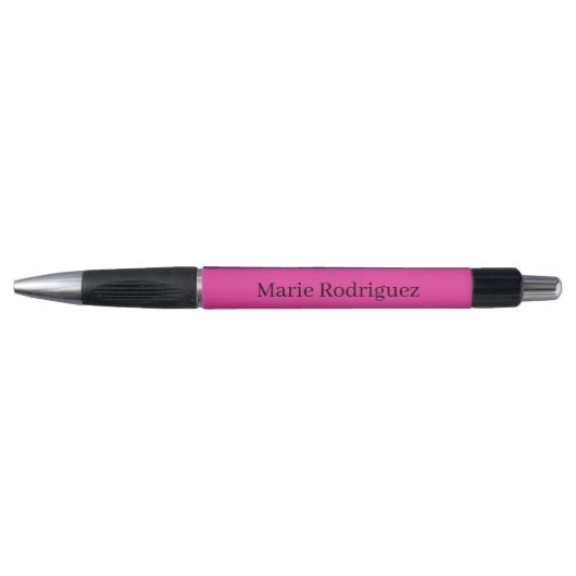 Stylo Les rayures de la marine rose (Devant)