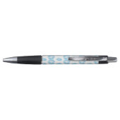 Stylo Lèvres Bleues, Motif De Lèvres, Bleu, Baiser (Dos)