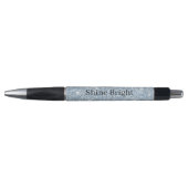 Stylo Light Sky Blue Glitter Birthday (Devant)
