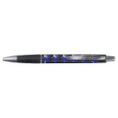 Stylo Livre Bleu et plume promotionnels (Dos)