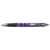 Stylo Livre Violet et plume promotionnel (Dos)