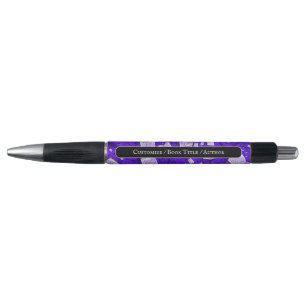 Stylo Livres Violets Fond Promotionnel