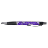 Stylo Livres Violets Fond Promotionnel (Bas)