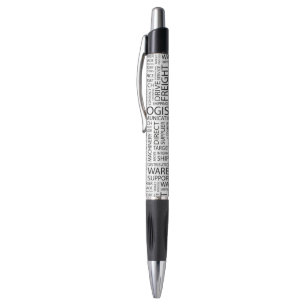 Stylo LOGISTIQUE motif avec mots