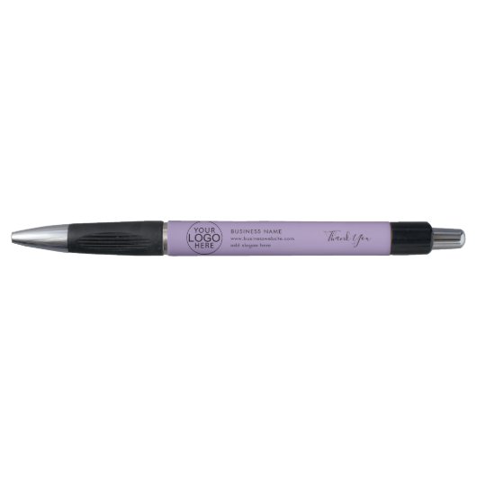 Stylo Logo de société moderne écriture Merci (Devant)