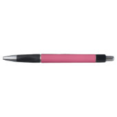 Stylo Logo d'entreprise, nom rose blanc à deux côtés (Devant)