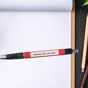 Stylo Logo d'entreprise rouge