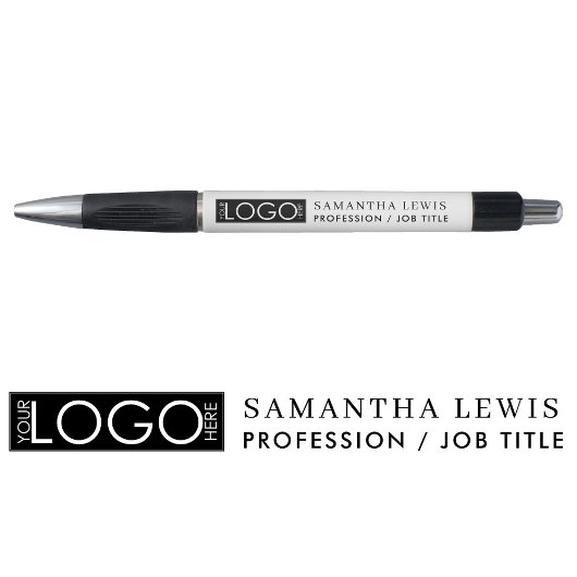 Stylo Logo et texte promotionnels professionnels pour l'