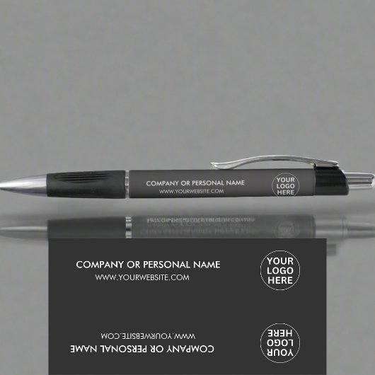 Stylo Logo Gris l Marque Professionnelle Promotionnelle 