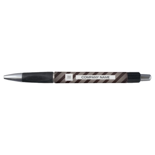 Stylo Logo noir et Brown entreprise Business Elegant Pe (Devant)