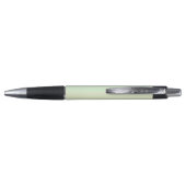 Stylo Lumière Simple Moderne Vert Printemps Nom (Dos)