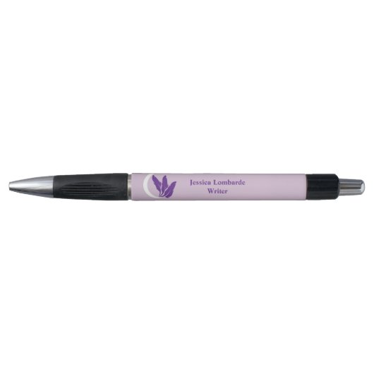 Stylo Macaron violet de l'écrivain (Devant)