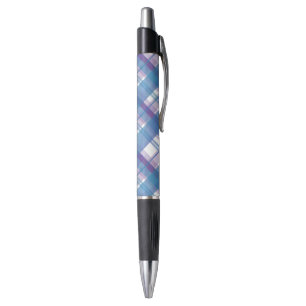 Stylo Madras Plaid Blue et Purple