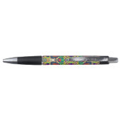 Stylo Mandala rouge et vert (Dos)