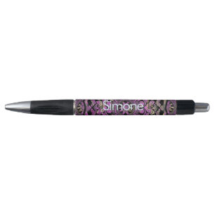 Stylo Mandala violet