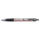 Stylo Marbre blanc de Parties scintillant rose Gold Sequ (Dos)