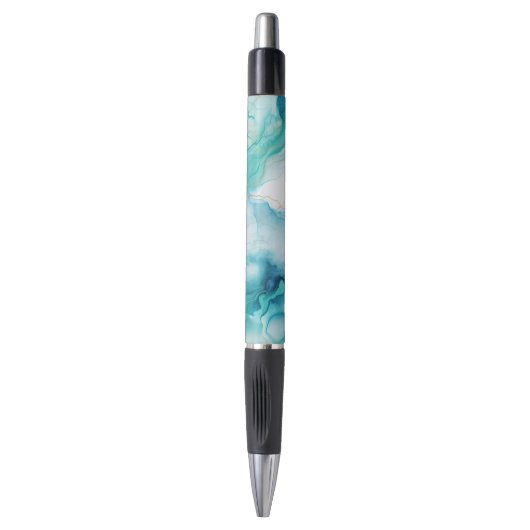 Stylo Marbre d'encre Mint Aqua (Devant (Vertical))