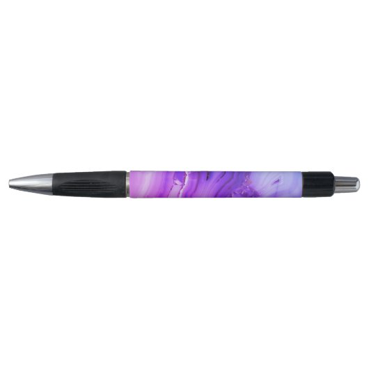 Stylo Marbre violet exotique (Devant)