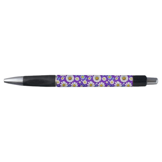 Stylo Marguerites et Feuilles (Devant)