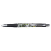 Stylo Marguerites sur Gris (Dos)