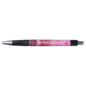 Stylo mariage de rose de rose (Devant)
