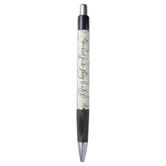 Stylo Mariage Fleuriste de Roses Crème Romantique (Devant (Vertical))