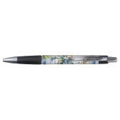 Stylo Mariage méditerranéen bleu tropical (Dos)