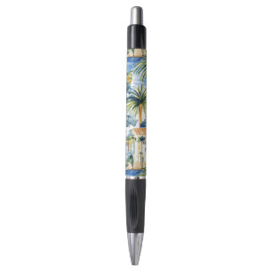 Stylo Mariage méditerranéen bleu tropical