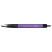 Stylo Mariage Royal Purple Personnalisé Faveurs (Devant)