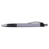 Stylo Marine bleu et beige cinq bandes motif (Haut)
