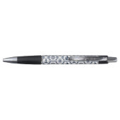 Stylo Maritime En Motif Bleu (Dos)