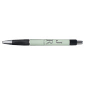 Stylo Minimaliste vert menthe (Devant)