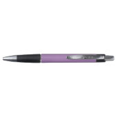 Stylo Minimaliste violet pourpre et blanc (Dos)