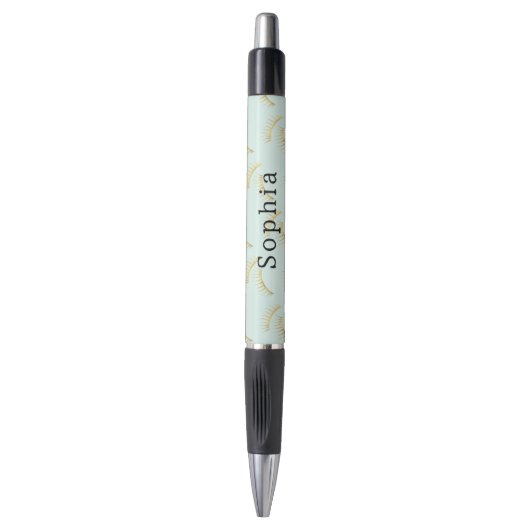 Stylo Mint Gold Eyelashes (Devant (Vertical))