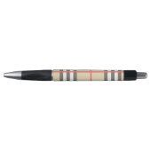 Stylo Mode géométrique écossaise motif (Devant)