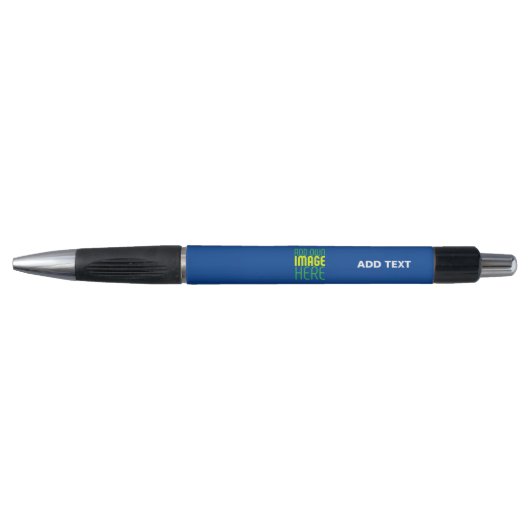 STYLO MODELE DE TEXTE D'IMAGE BLEU COBALT MODIFIABLE MOD (Devant)