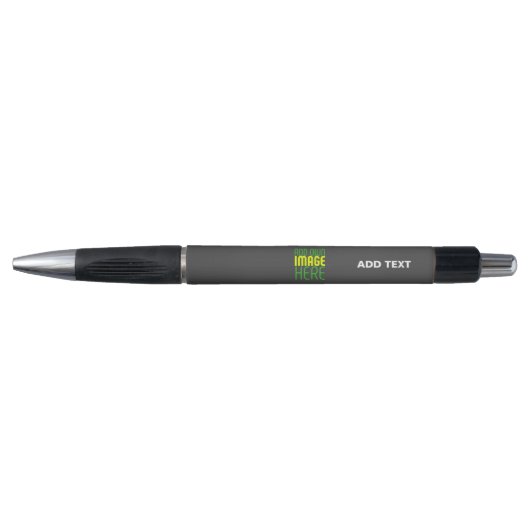 STYLO MODELE DE TEXTE D'IMAGE GRIS SIMPLE MODIFIABLE (Devant)