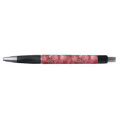 Stylo Modèle Floral rouge (Devant)