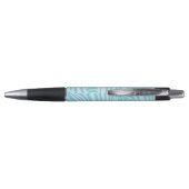 Stylo Modèle Zèbre Bleu (Dos)