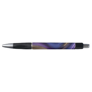 Stylo Moderne Abstrait-bleu, violet et or-