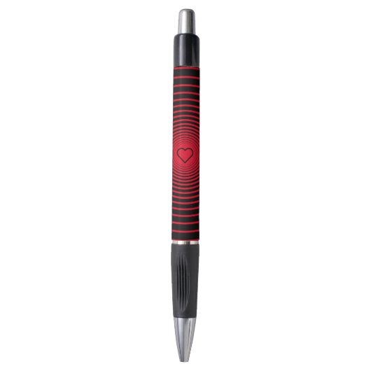 Stylo moderne avec coeur - Choisissez des couleurs (Devant (Vertical))