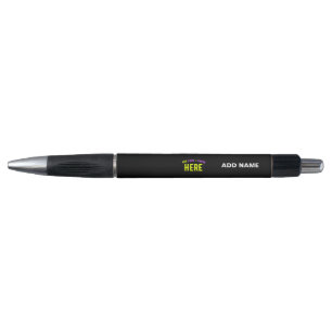 STYLO MODERNE ET MODERNE PERSONNALISABLE NOIR VÉRIFIÉ